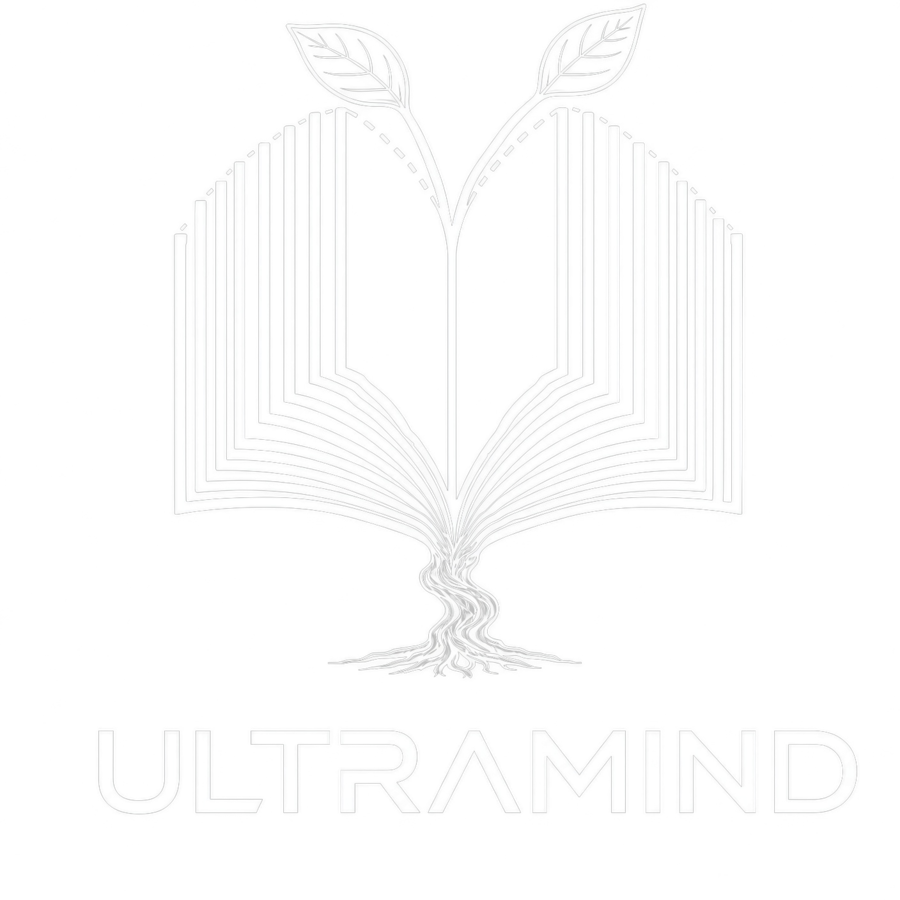 UltraMind — Buch-Baum Logo